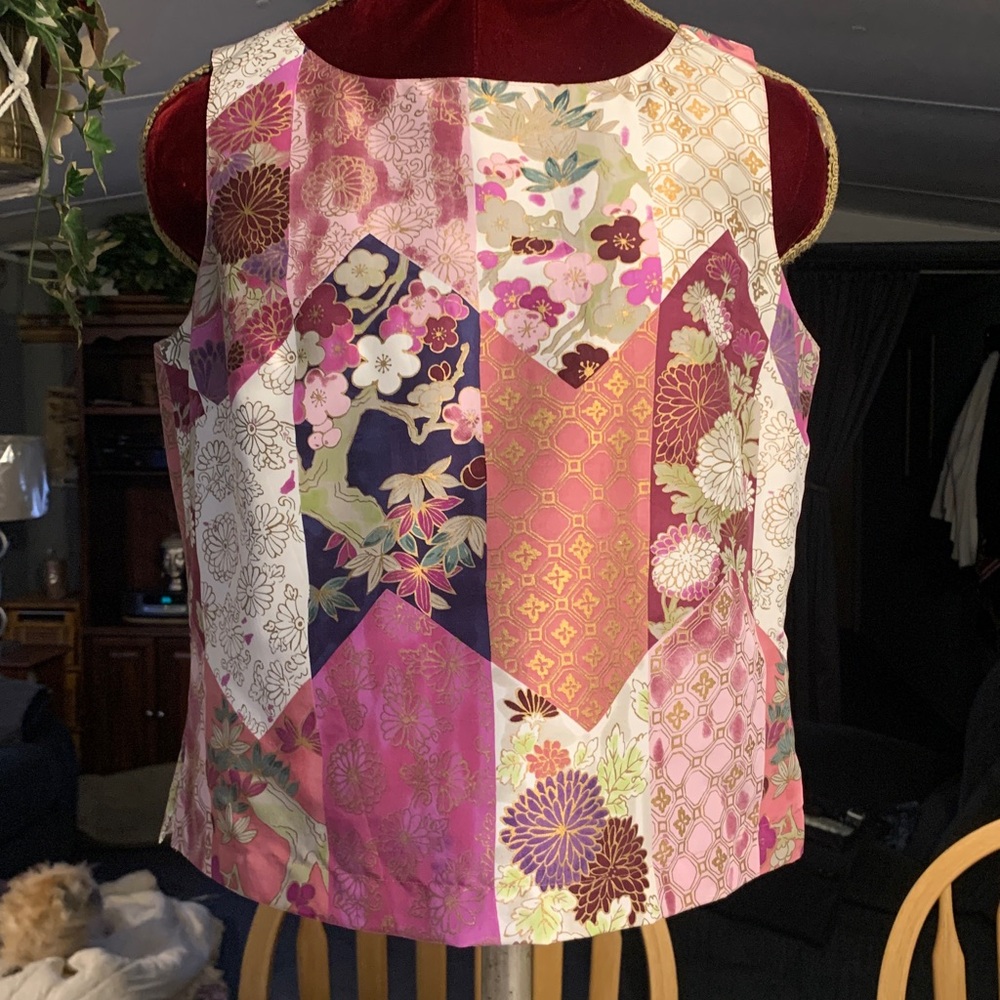 Patrick Christopher 2Piece Floral Patchwork Women's Jacket/top - Picture 10 of 11